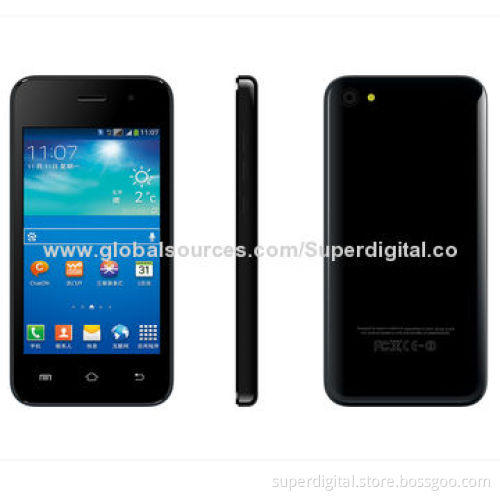 4-inch 3G Smartphones, Android 4.2.2 OS/MTK6572 Dual-core, Support Dual-SIM and StandbyNew